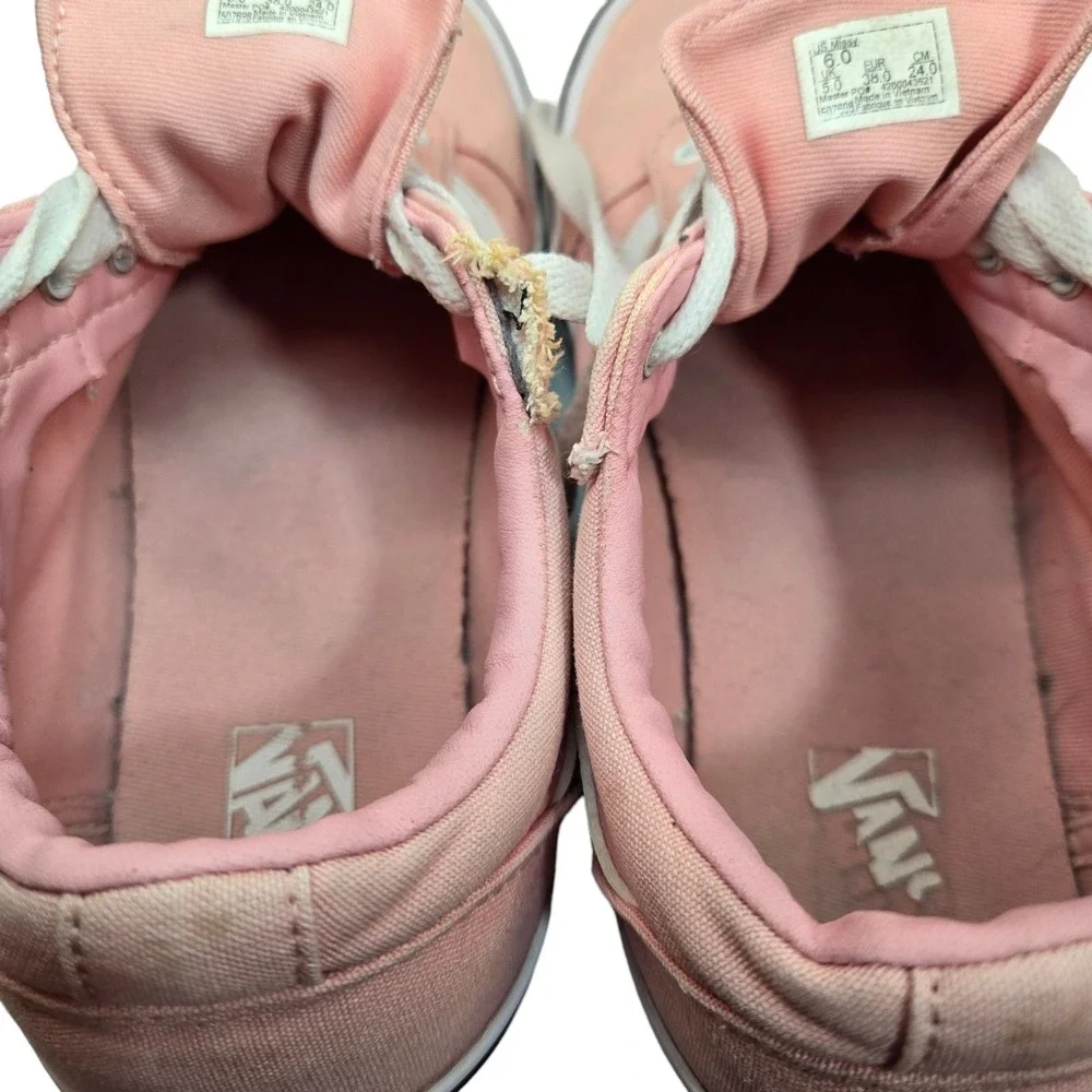Vans Shoes Womens 6 Chalk Pink Old Skool Lace Up‎ Casual Skate Sneakers